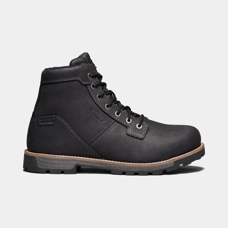 Botas De Trabajo Keen Seattle 6" Waterproof Aluminum Toe Para Hombre Negros - Botas Keen Mexico (263